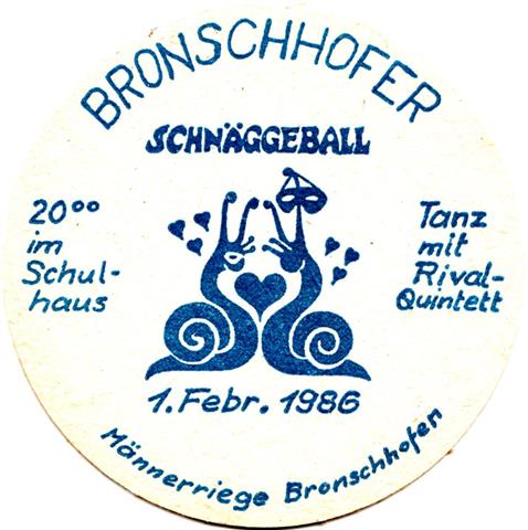 bronschhofen (CH) mnnerriege 1ab (rund215-schnggeball 1986-blau)